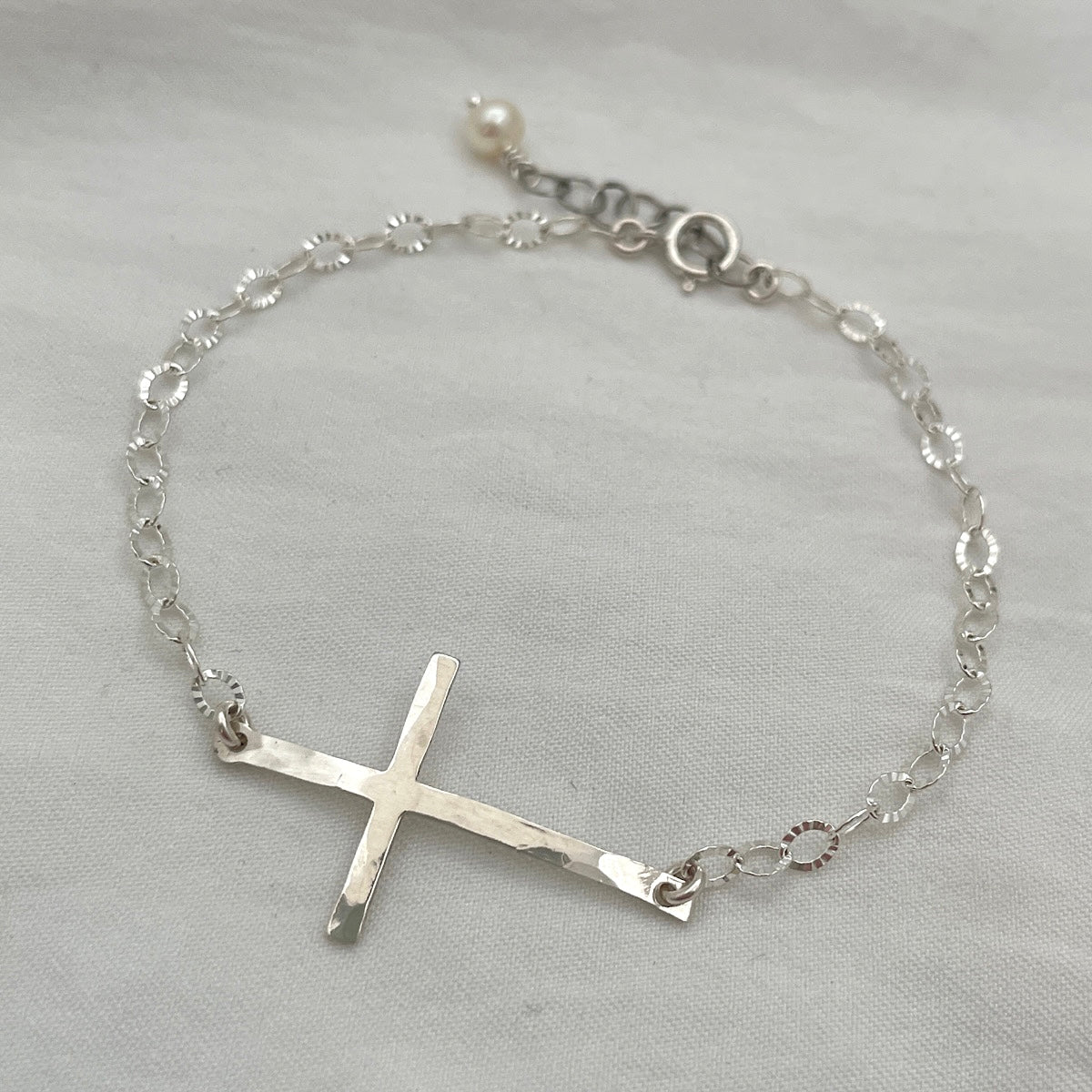 Simple Cross Bracelet by Isabelle Grace Jewelry – IsabelleGraceJewelry