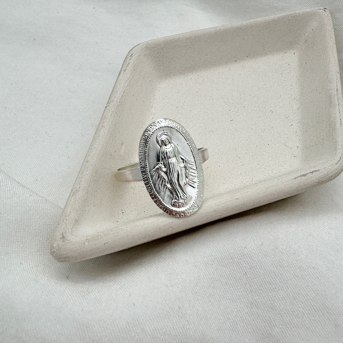 Mother Mary Miraculous Medal Ring