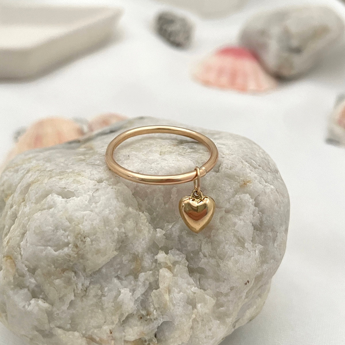 Dangling Heart Ring