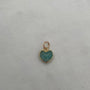 Amazonite Heart Charm