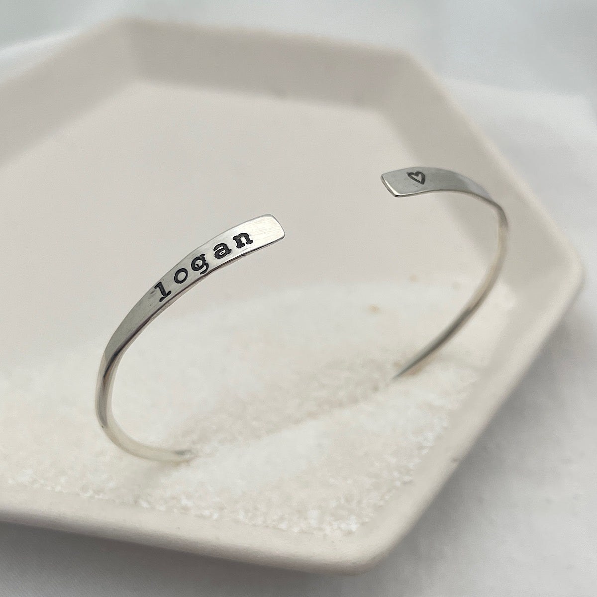 Personalized Open Thin Cuffs