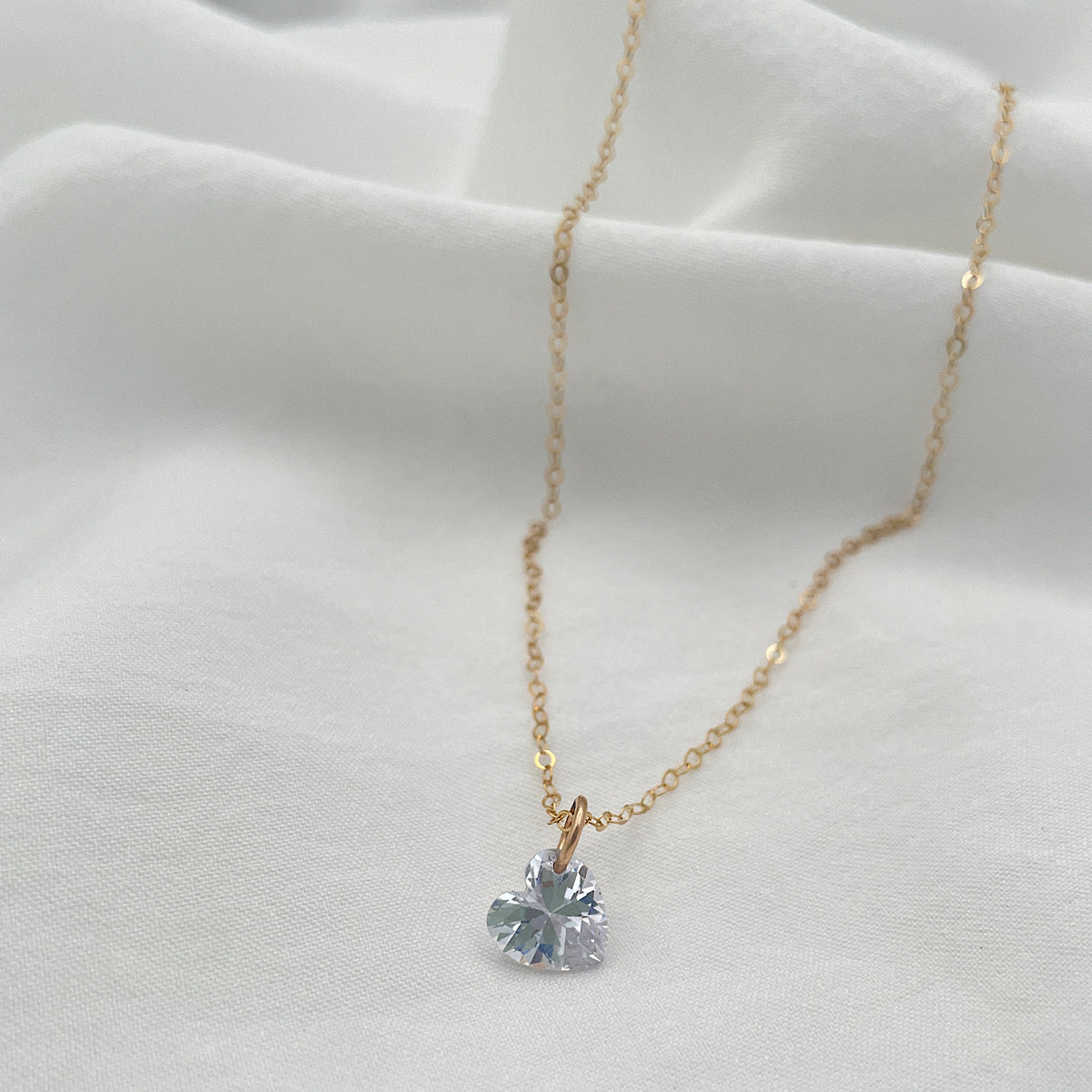 Crystal Heart Pinprick Necklace – IsabelleGraceJewelry