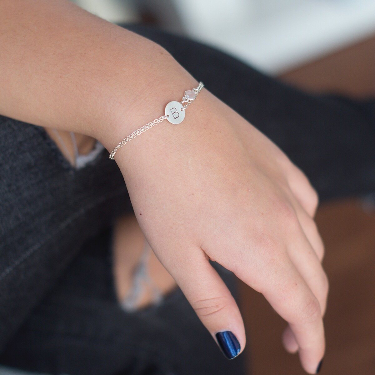 Candy Drop Initial Bracelet - IsabelleGraceJewelry