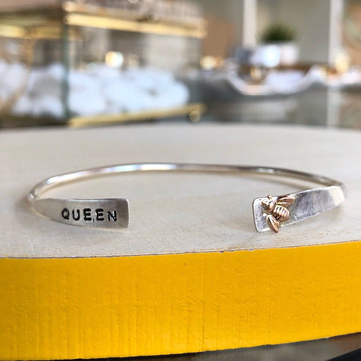 Queen Bee Thin Cuff  - IsabelleGraceJewelry