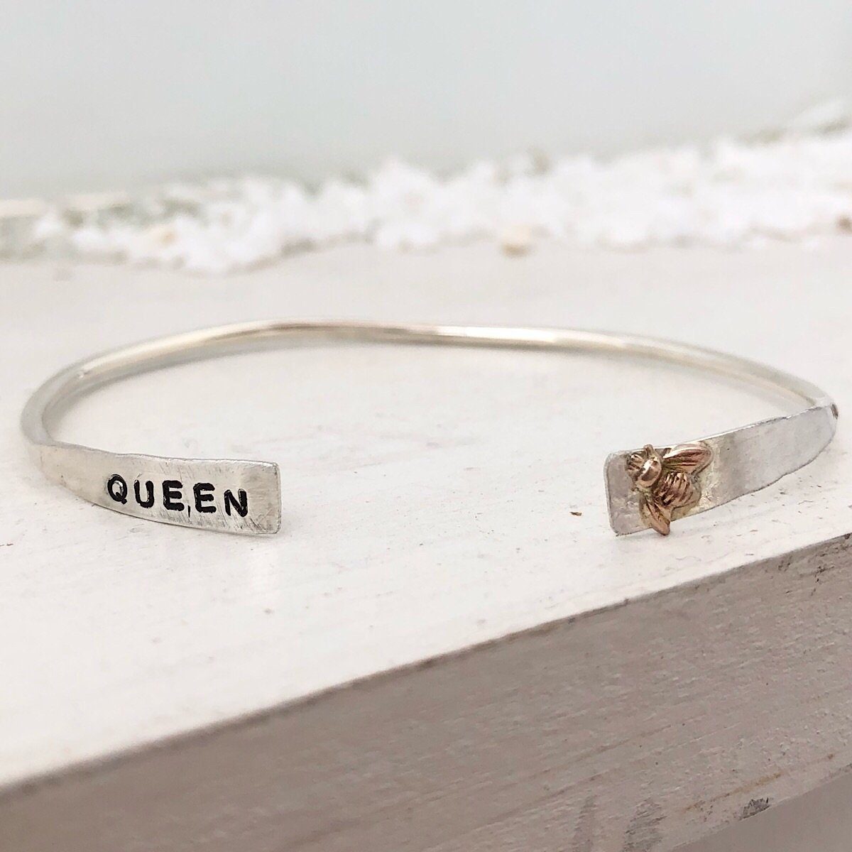 Queen Bee Thin Cuff  - IsabelleGraceJewelry