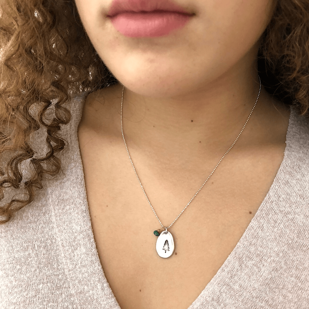 Stand Tall Pebble Necklace  - IsabelleGraceJewelry